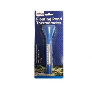 Floating pond thermometer