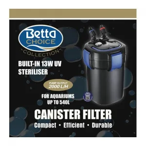 Betta 2000 UV canister filter